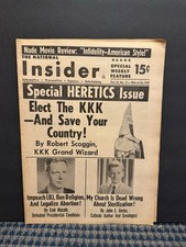 1967 The National Insider Newspaper, Elect KKK and Save Your Country (VRN10L) picture