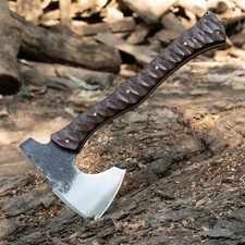 Hand Forged American Tomahawk ,Full Tang Hatched , Camping And Bushcraft Axe picture