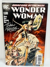 Wonder Woman #223 Rags Morales SIGNED COA Infinite Crisis DC 2006 NM picture