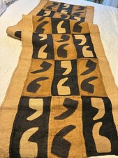 Original African Kuba Textile Raffia Cloth Handmade Natural Woven 20