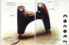 1999 Microsoft Sidewinder Dual Strike Game Controller Promo Art Vintage Print Ad picture