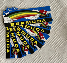 Bermuda Rainbow Sticker - Vintage 1970's (Each) picture