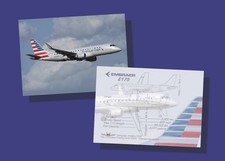 American Eagle ENVOY Trading Cards Embraer E175 - Set of 25 (Same Image) picture