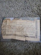 (ORIGNALLY $300) 1782 REVOLUTIONARY WAR ERA CONNECTICUT MILITARY TREASURY NOTE picture