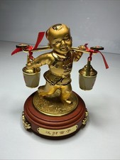 Rich Man Statue Child Ruyi Carrying Pool Treasure Gathering Bucket Yuanbao picture