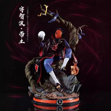 31CM Naruto Uchiha Obito Shippuden Anime Akatsuki Tobi Statue Obito PVC Figure picture