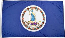 Annin Flagmakers Virginia State Flag USA 5 X 8 Nyl - Glo 145680 New picture