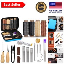 Morfen Leather Sewing Kit: 16 Needles & Heavy Duty Tools for DIY Craft picture