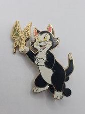 DS Disney Shopping Figaro The Cat And Butterfly Le 250 Pin RARE MINT VHTF  picture