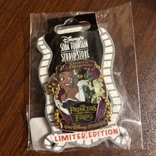RARE Disney pin Exclusive Engagement Princess And The Frog  LE 300 Pin Tiana  picture