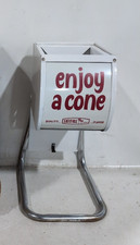 Vintage Eat It All Ice Cream Cone Dispenser Enjoy A Cone Holder Diner Orig Box picture