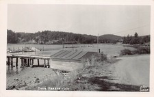 RPPC Orcas Island Deer Harbor WA Salmon Fishing Boats Dock Photo Postcard D22 picture