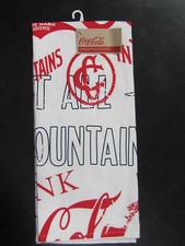 Coca-Cola Red Print Dishtowel picture