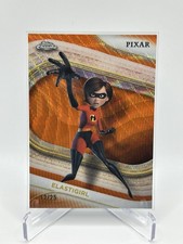 2025 Topps Chrome Disney ELASTIGIRL The Incredibles Orange Wave Refractor /25 picture