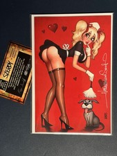 Mandy A Tribute To Dean Yeagle - Nathan Szerdy Blank Sketch Variant w/CoA 24/100 picture