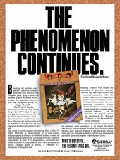 1988 Kings Quest IV The Perils Of Rosella MS-DOS Original Ad / Retro Wall Art v1 picture