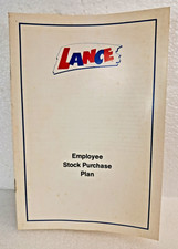 LANCE SNACKS  -   EMPLOYEE  STOCK  PURCHASE  PLAN  -  1980's picture