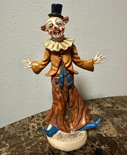 Vintage 1970s Fontanini Italian Clown Figurine ASS 3100 Hand Painted Resin picture