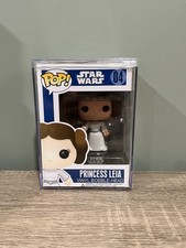 Original 2011 Release Funko Pop Star Wars Princess Leia #04 Blue Box Large Font picture