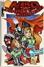 Nira x Zombies Spawn - Blank Sketch Variant Cover w/Original Art Bill Maus + COA picture