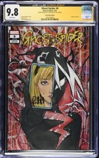 Ghost-Spider #8 Peach Momoko Variant CGC 9.8 JSA sig Robbi Rodriguez Marvel picture