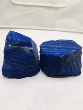 Lapis Lazuli 2 Rare Large Rough Stones, Raw Deep Blue Gem 1.6KG picture