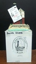 Scaasis Originals Round Island Michigan Lighthouse Miniature SC-027 6