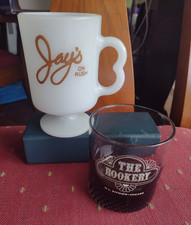 Vintage Chicago Restaurant / Bar Glasses - Jay's On Rush & The Rookery picture