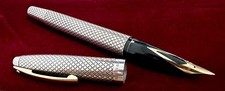 VINTAGE STERLING SILVER SHEAFFER IMPERIAL TOUCHDOWN FILLER FOUNTAIN PEN 14k Nib picture