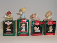 LOT 4 MARY'S ANGELS Hallmark KEEPSAKE ORNAMENTS QX407-4 QX454-5 QX427-9 QX427-4 picture