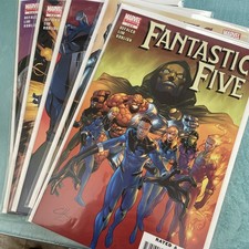 Fantastic Five #1-5 2007 [NM] Complete Set High Grade Marvel Dr Doom picture