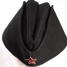 Soviet Submarine Field Cap for USSR Navy Sailors-ORIGINAL with Cap Badge picture