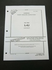 1945-49 AAF - AF Piper L-4 L-4J Cub Pilot's Aircraft Flight Operating Manual picture
