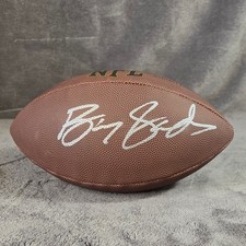 Barry Sanders Autographed Wilson NFL Football COA picture