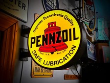 pennzoil double sided led sign picture