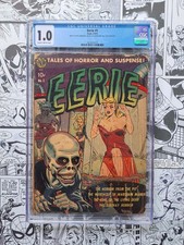 Eerie #1 Premiere Horror Title CGC 1.0 Golden Age Pre-Code Horror Key Avon 1951 picture