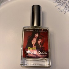 Rare & VHTF Collectible Elvira mistress of the dark Black Roses Cologne Spray picture