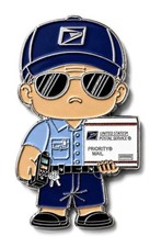 USPS Mini Postal Worker Challenge Coin United States Postal Service Mail Carrier picture