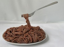 Vintage Frozen Moments Pasta Spaghetti Fork Geoffrey Rose Pop Art Sculpture 1978 picture