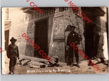 RARE c1915 Bandits Killed Corner Leado Morelos VERA CRUZ Mexico Border War RPPC picture