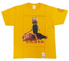 Konami Gecco Mamegyorai Silent Hill T-Shirt ROBBIE Mastard Yellow Size M  picture