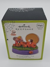 2011 Hallmark Halloween Ornament The Peanuts Gang The Great Pumpkin's Visit NIB picture