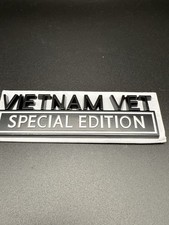 1pc Vietnam Vet Special Edition Emblems 3D Raised Decals Exterior Truck Stickers picture