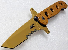 CRKT M16-13DSFG Knife w/Desert Tan G-10 Scales &3.5