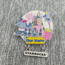 New Starbucks Disney Parks Discovery Series Magic Kingdom Pin 2024 Tinker Bell picture