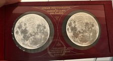 LOT Of 2 WARREN DE LA RUE MOON PHOTOGRAPHED 1850s RARE GLASS STEREOS / ASTRONOMY picture