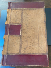 1895 Justice's Criminal Docket Franklin County NY Leather Court Record Ledger picture
