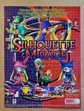 1998 Silhouette Mirage Vintage Print Ad/ Poster Playstation PS1 RPG Promo Art picture