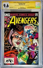CGC SS Graded 9.6 Avengers #234 Signed Paul Bettany Elizabeth Olsen picture