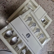 Starbucks Siren Cutlery Set 4P Spoon Fork Official Korea Limited Edition picture
